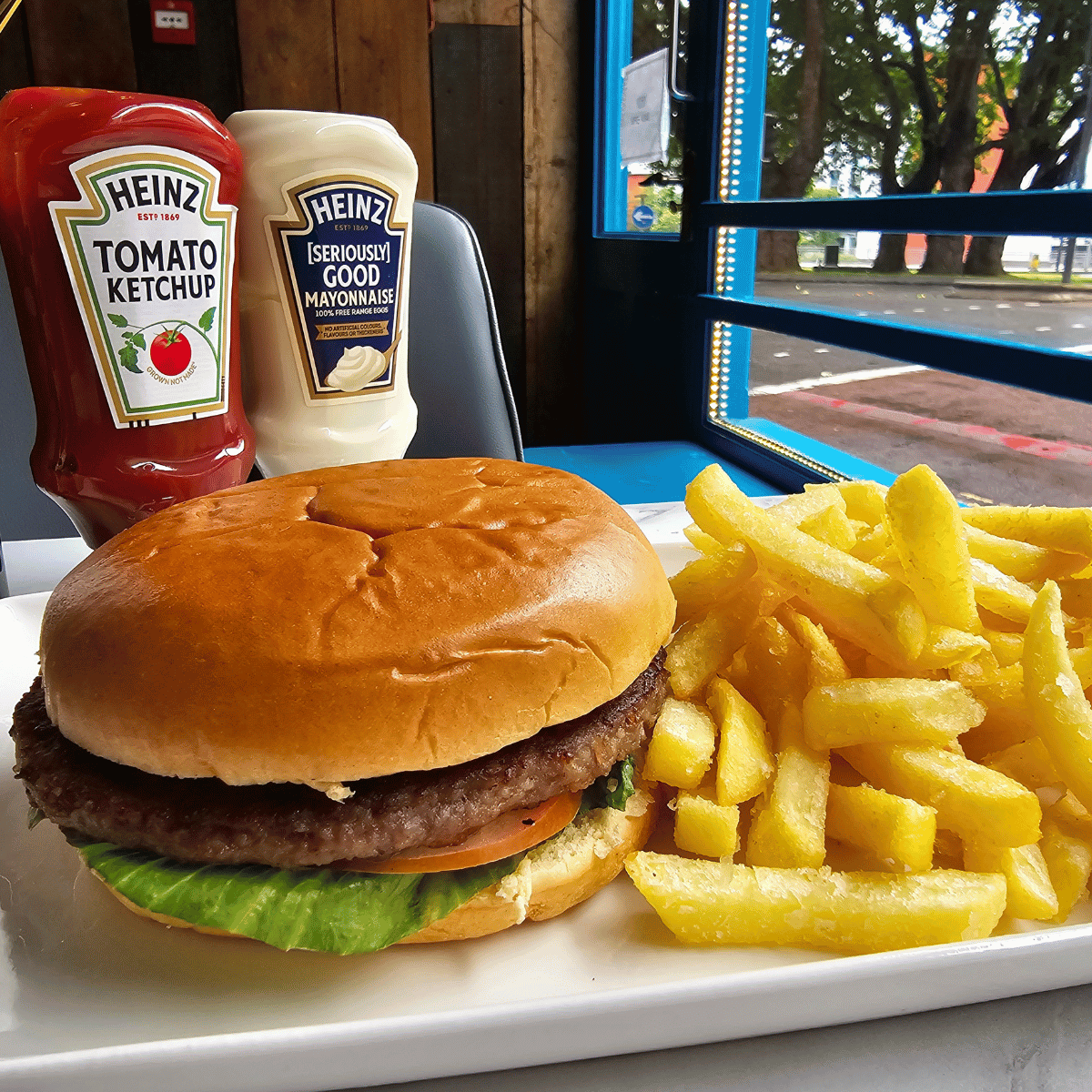 Burgers & fries